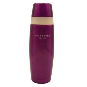 Starbucks Coffee Purple Stainless Steel Insulated Tumbler Thermos Top Mug 16 oz